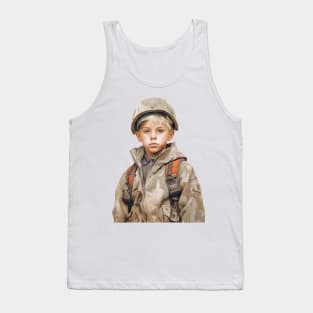 Innocent Valor: The Courageous Journey of a Young Soldier Tank Top